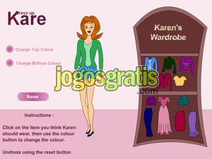 Dress up Kare Jogos de vestir