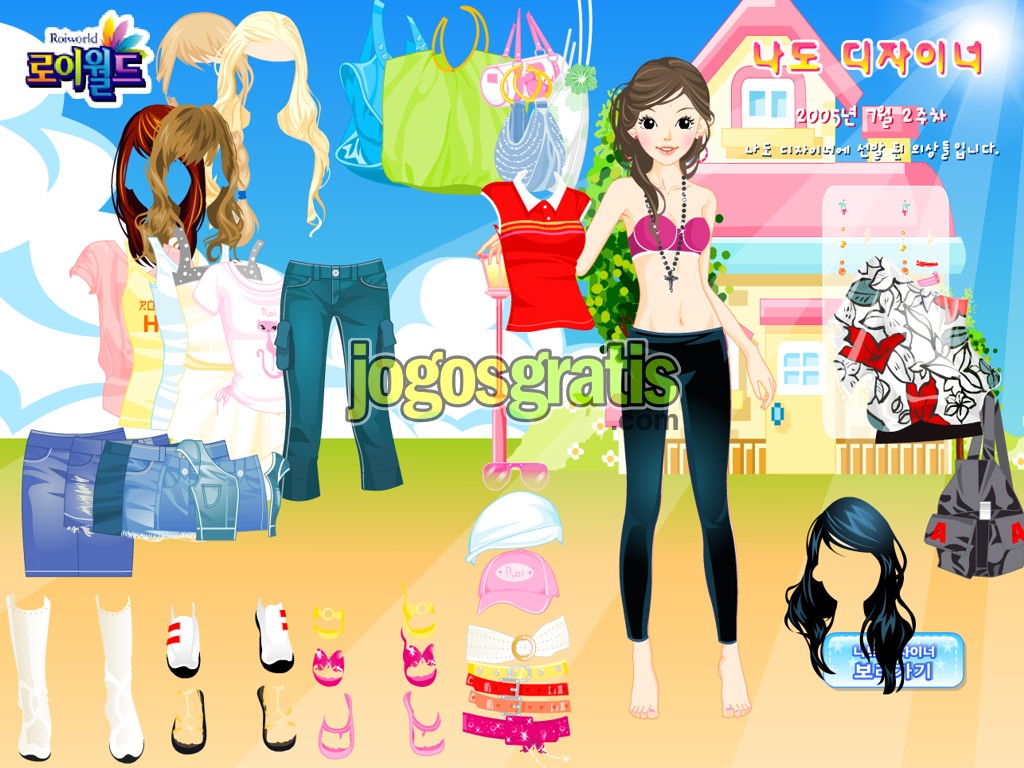 Jogo 2005 Dress Up - Jogos de meninas - Jogos Gratis.com