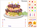Jogo gratis Happy Birthday Postal
