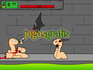 Worms Caught in the sewers Jogos de zumbis